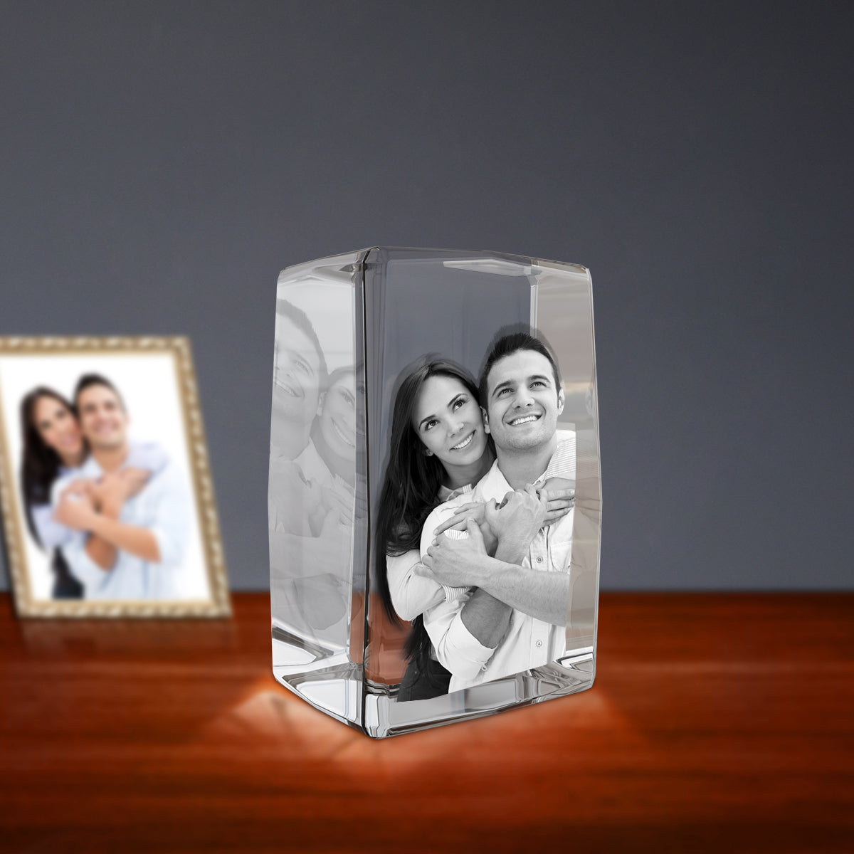 3D Crystal Engraving - Rectangle GEMGLOW 3D