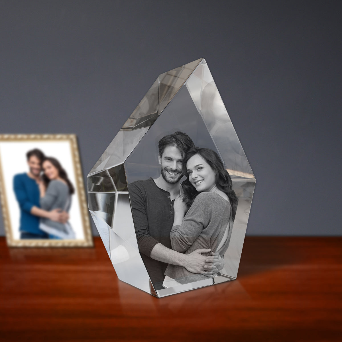 3D Engraving Crystal - Prestige Hexagon GEMGLOW 3D