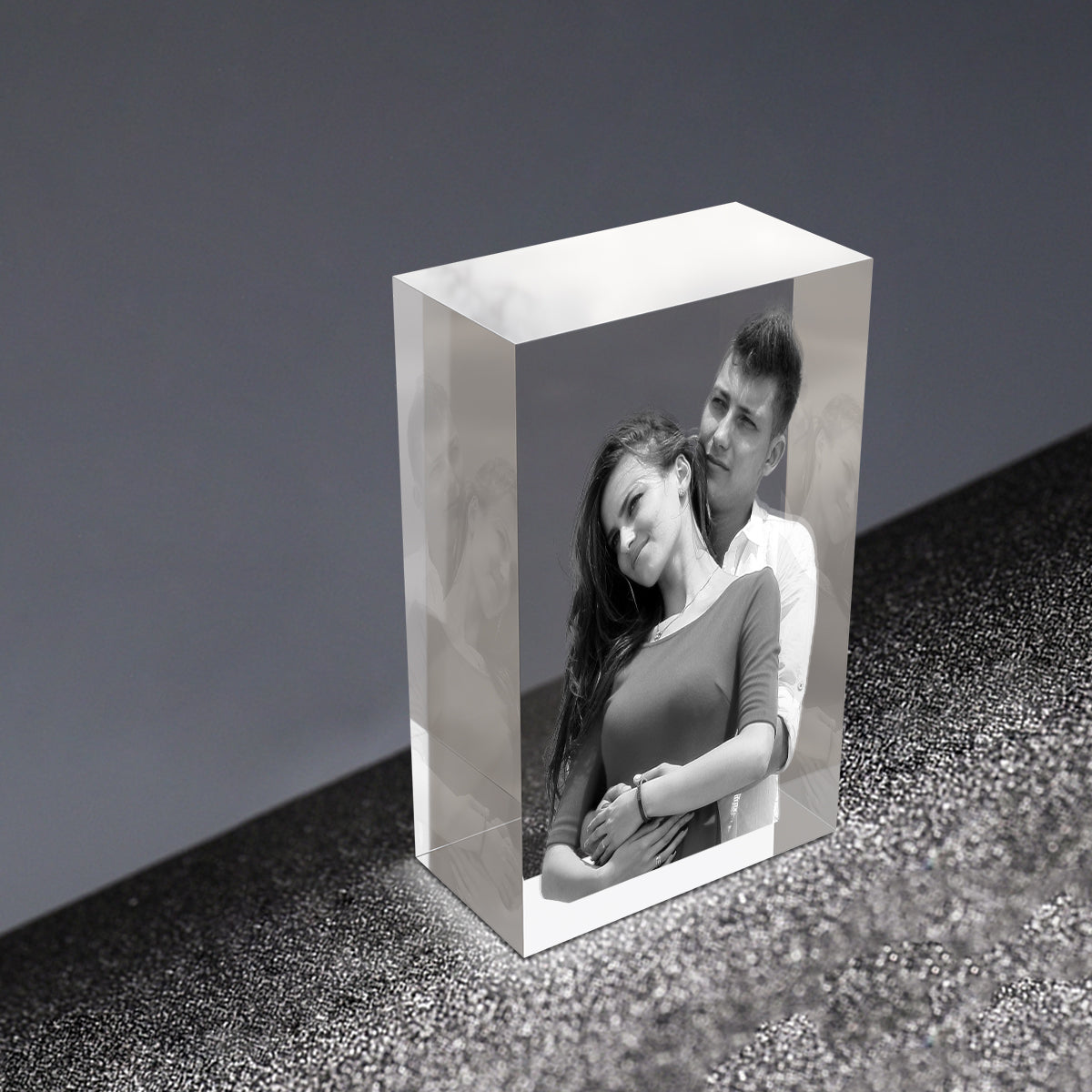 Order Personalized 3D Crystal Photo in Rectangle Shape in USA